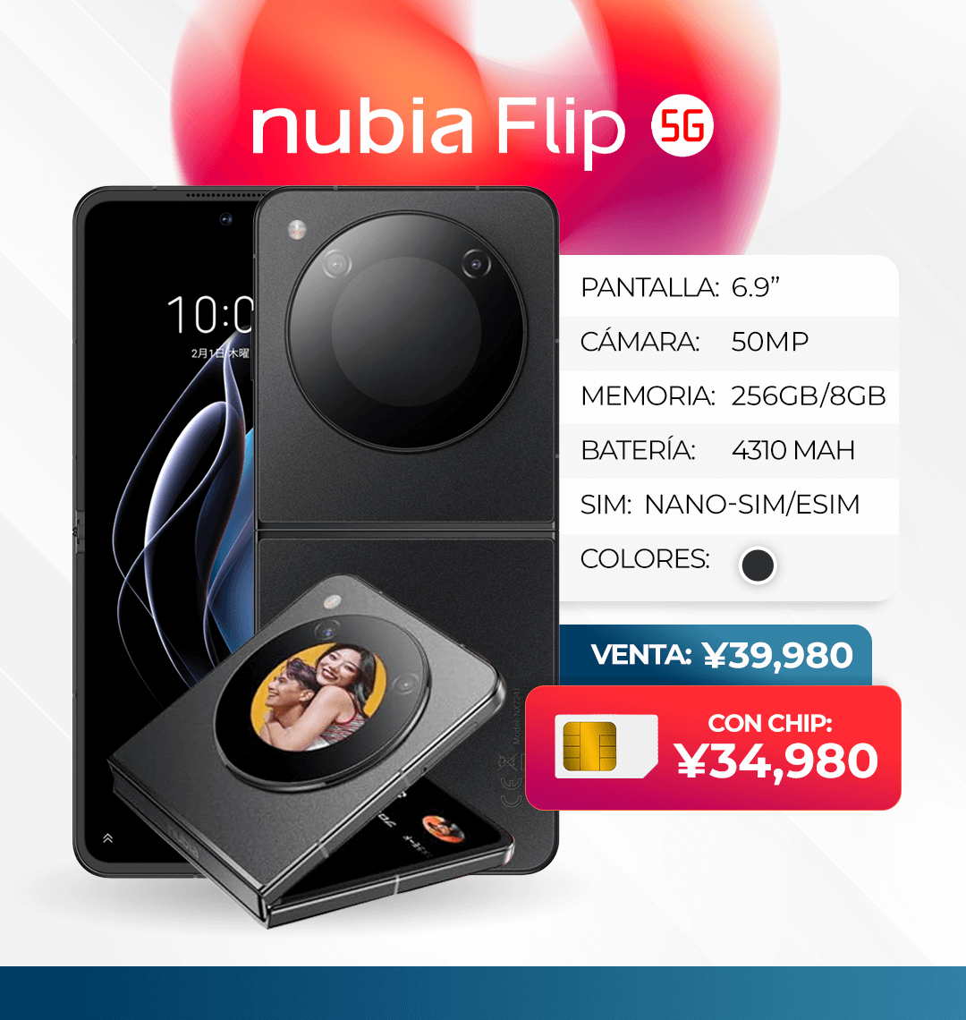 7B Nubia Flip 5G ES