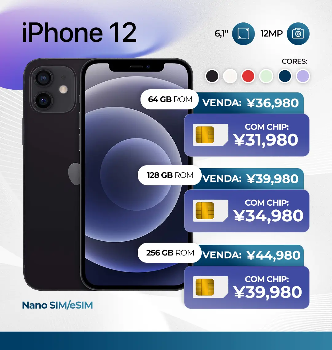 13 iPhone 12 CHIP POR