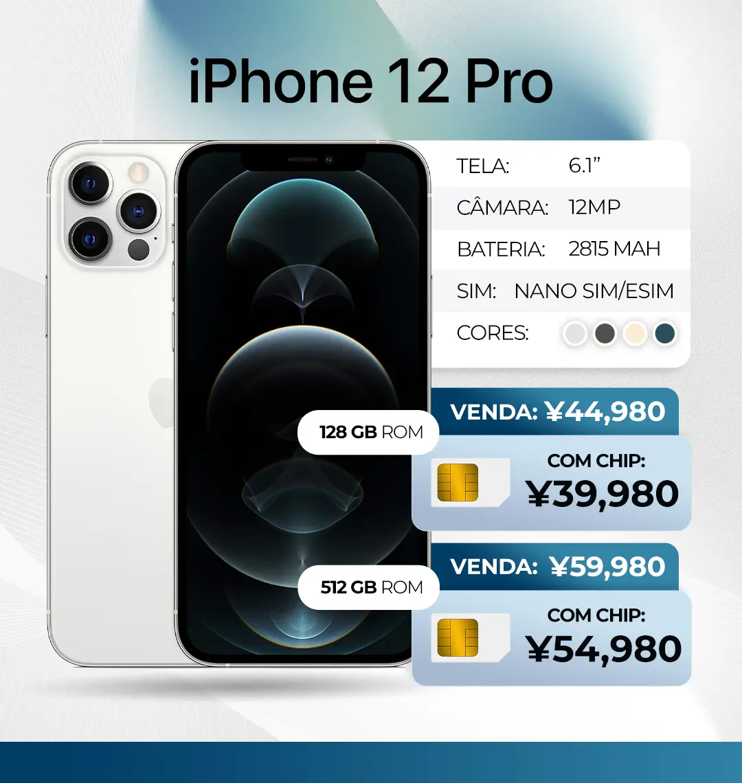 14 iPhone 12 PRO CHIP POR