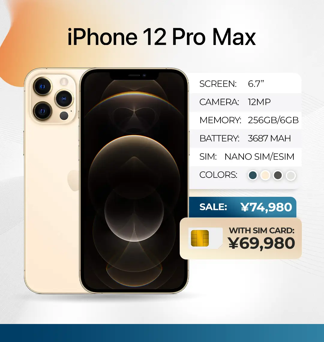 iPhone 12PROMAX CHIP EN