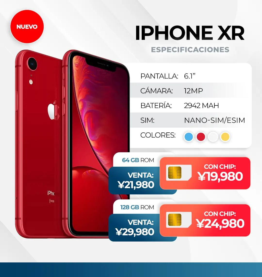iPhone XR ConChip ES Enero2026