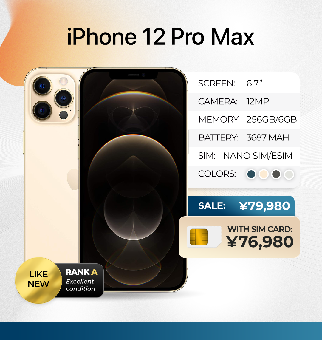 iPhone 12PROMAX VENTA ING Mayo26