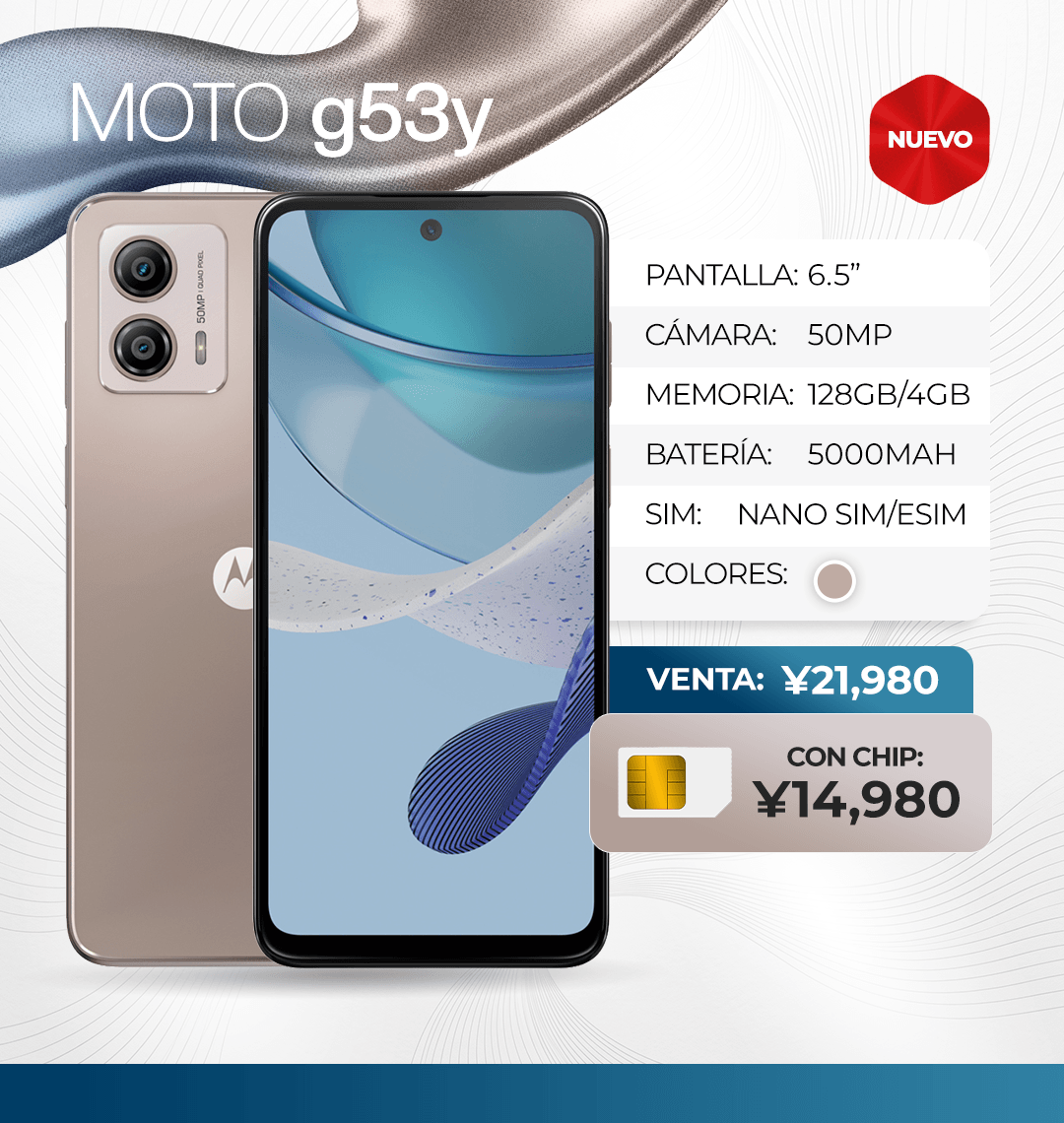 MOTO G53y CHIP Juni26 ES